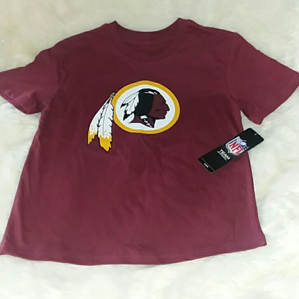 NWT Authentic NFL Washington Redskins Tee Med(5-6)